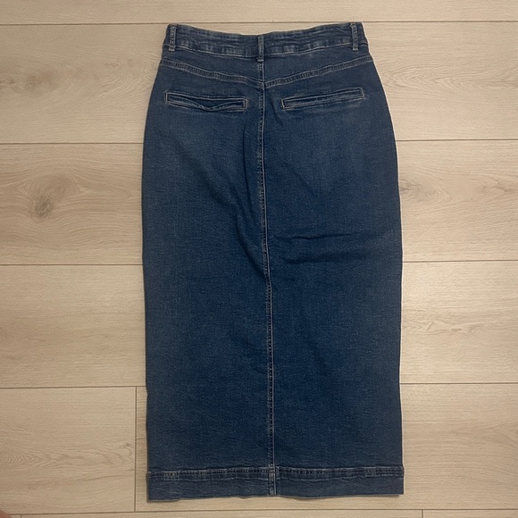 Bagatelle Blue Denim Skirt - Picture 3 of 10